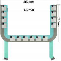 Panel dotykowy Siemens 177PN z klawiaturą (taśma 3M)
